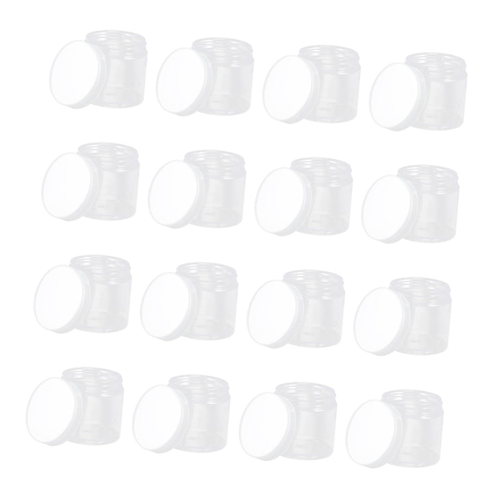 20 Stück Luftdichte Kunststoff Lebensmittelbehälter 200ml Rund Transparent Mit Deckel Vorratsflasche