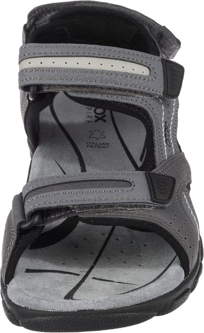 Geox Herren Uomo Sandal Strada D Sandalen, Stone Lt Grey, 46 EU