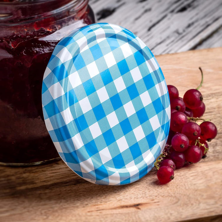 KADAX 10er Set Marmeladengläser 350ml TO82, Einmachgläser Vorratsgläser Mason Jar mit Schraubdeckel,