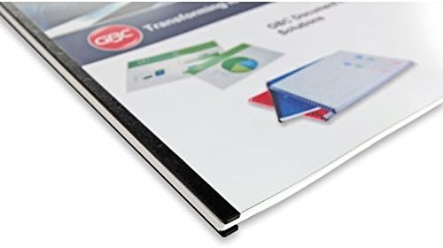 GBC 9741037 VeloBind, A4, 25 x 297 mm, 100 Stück Schwarz, Schwarz