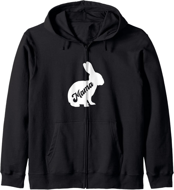 Mama Kaninchen Niedlich Familie Matching Kostüm Kapuzenjacke
