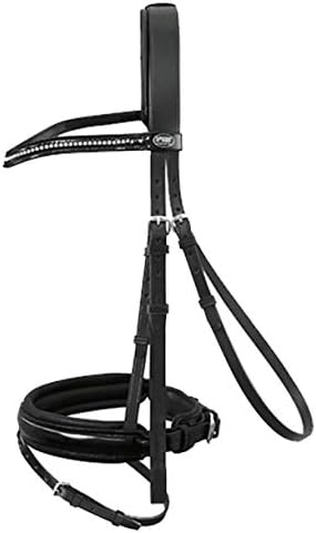 Passier Trense Apollo Lackleder havanna mit Messing oder Edelstahl Messing Pony, Messing Pony