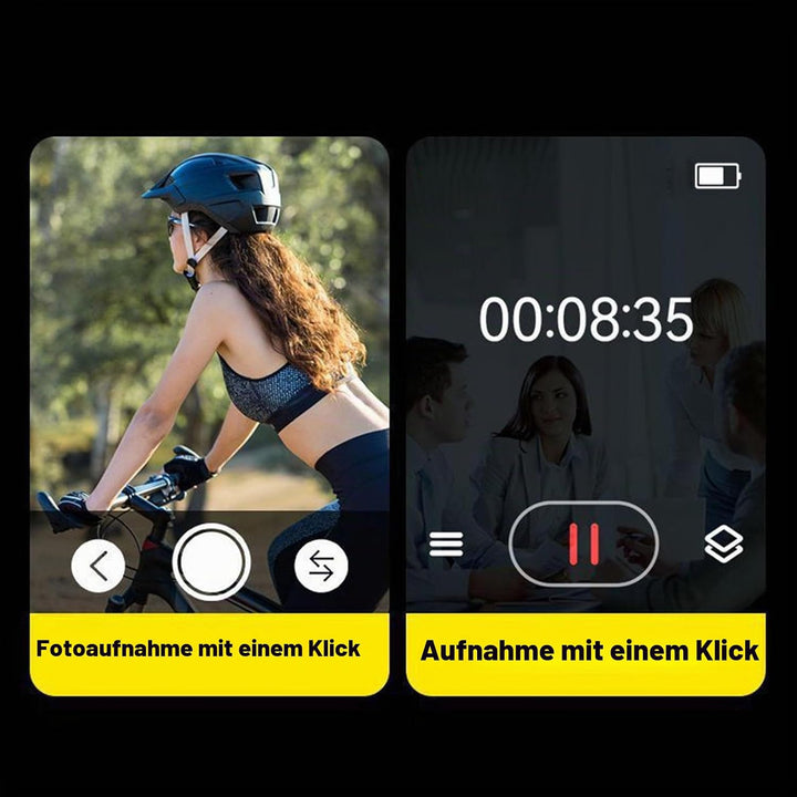 MP3 Player Bluetooth 5.4 Sportclip mit Kamera 2.0 Zoll Touchscreen Musik Player für Sport, MP3-Playe