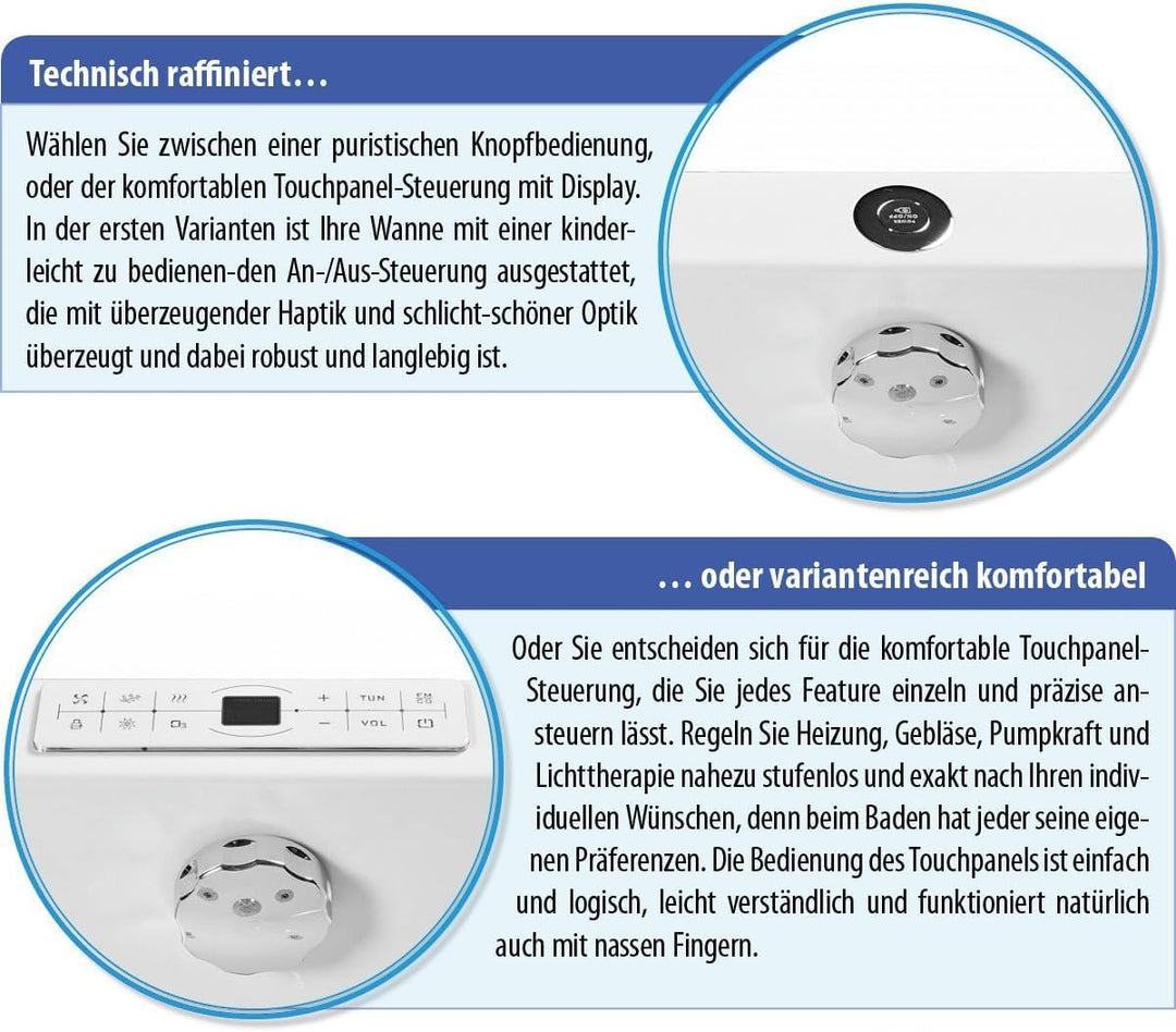 Touchpanel Whirlpool AQUADE Pool PROB-12 Whirlpoolsteuerung, Whirlpoolsteuerung