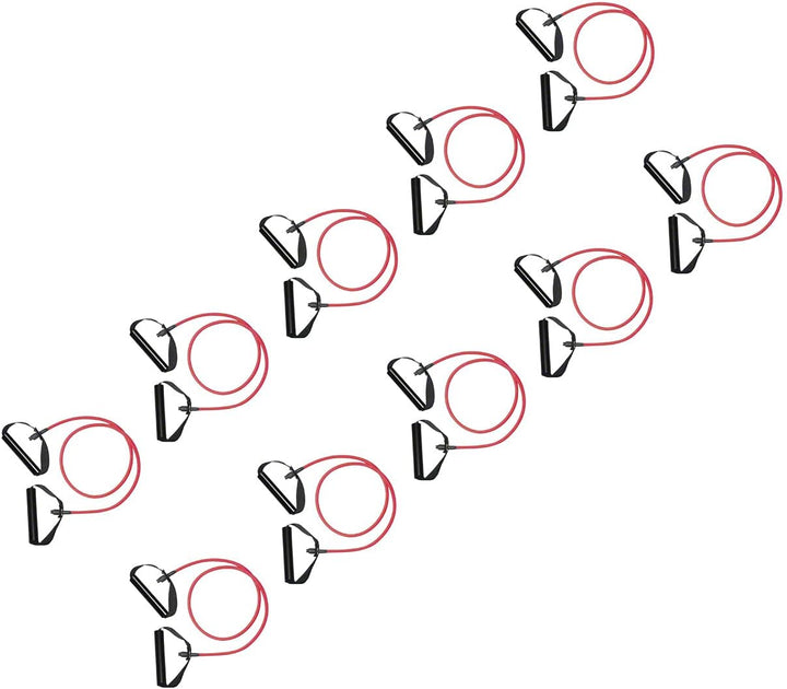 Sport-Tec Fitness Tube, 10er Set stark - rot, stark - rot