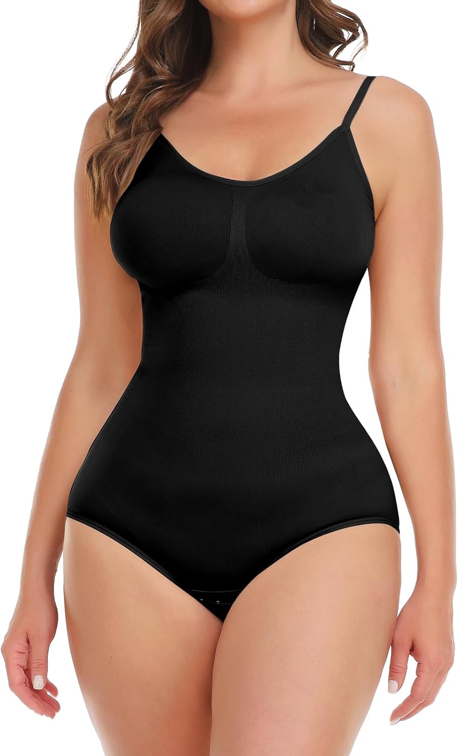 Joyshaper Shapewear Damen Miederbody Stark Formend Bauchweg Body Shaper Butt Lift Slimfit U-Ausschni