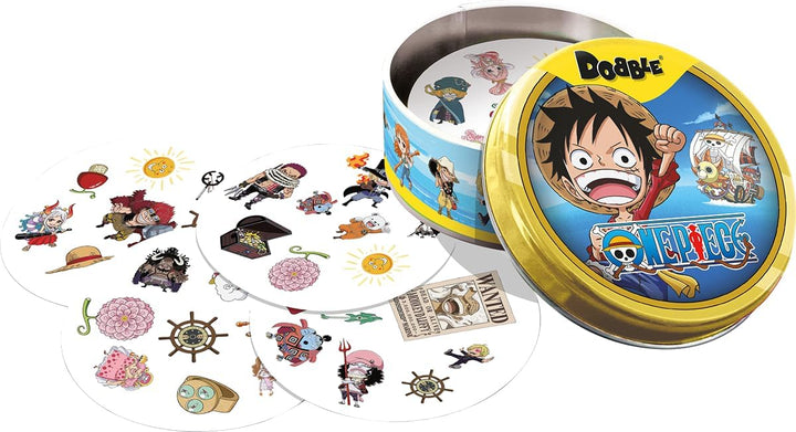 Asmodee, Dobble One Piece, Rasantes Familienspiel, Deutsch