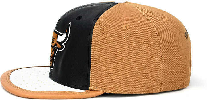 Mitchell & Ness Day One Snap Bulls Cap Basecap Baseballcap Flat Brim NBA Chicago Snapback Einheitsgr