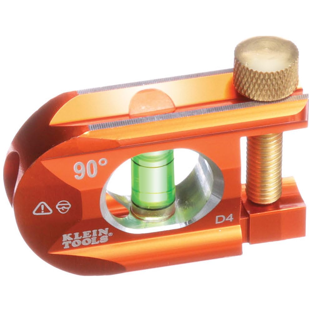 Klein Tools 935AB1V No-Dog Level, 6,3 cm Rohrbiegewaage, 1 Durchstechflasche, ACCU-BEND Level elimin