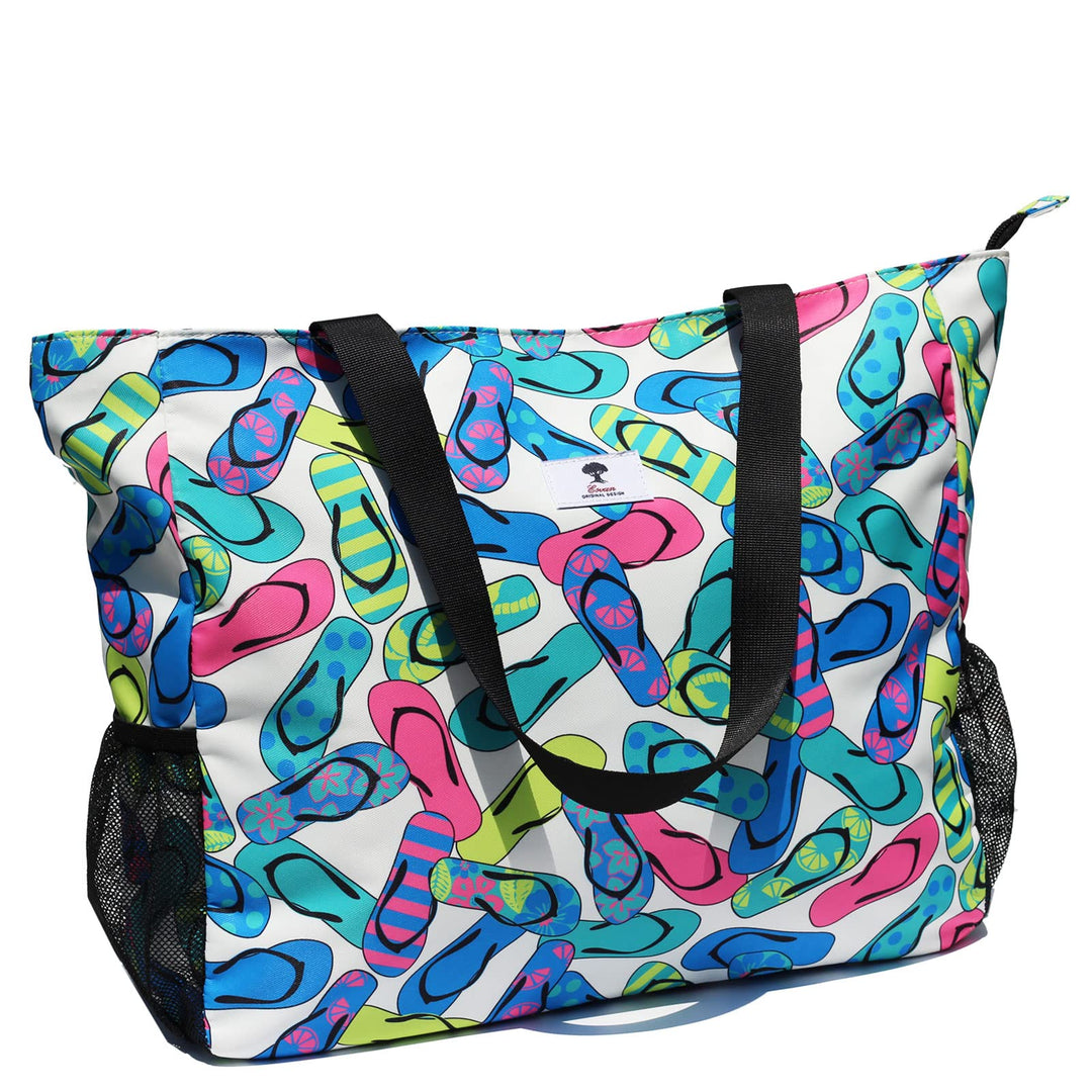 Grosse Strandtasche, wasserabweisend, leicht, 50,8 cm, für Damen, für Fitnessstudio, Strand, Reisen,