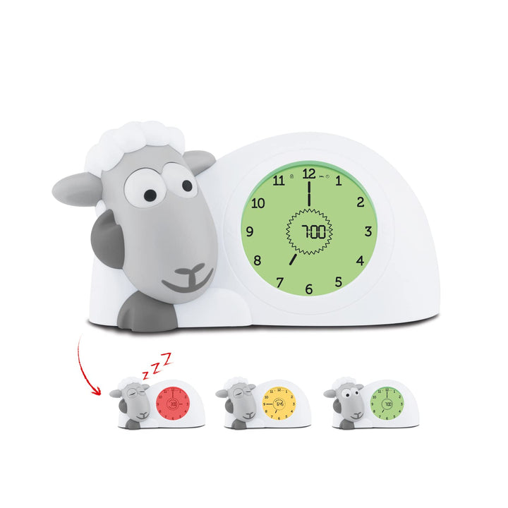 ZAZU Sam The Lamb Uhr – Schlafcoach Uhr und Nachtlicht für Kinder | Bringt Ihrem Kind mit visuellen
