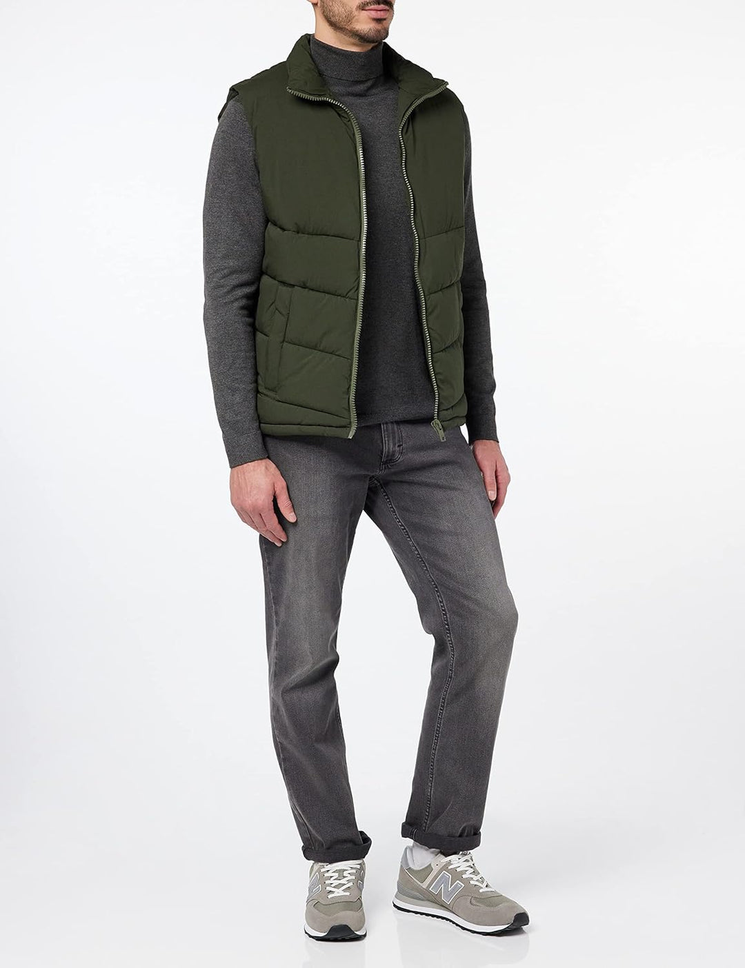 JACK & JONES Herren Jorcopenhagen Bodywarmer Weste, Forest Night/Detail:no Embroidery