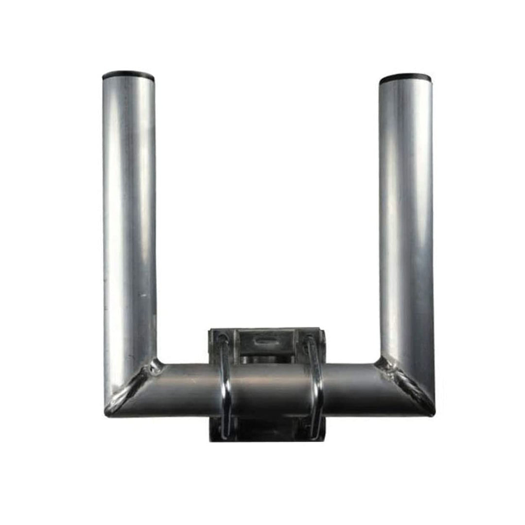 SkyRevolt Duo-Wand-Halter 25cm Rohr 40mm Doppel-Mastausleger zweifacher SAT Mast Ausleger U-Halter f