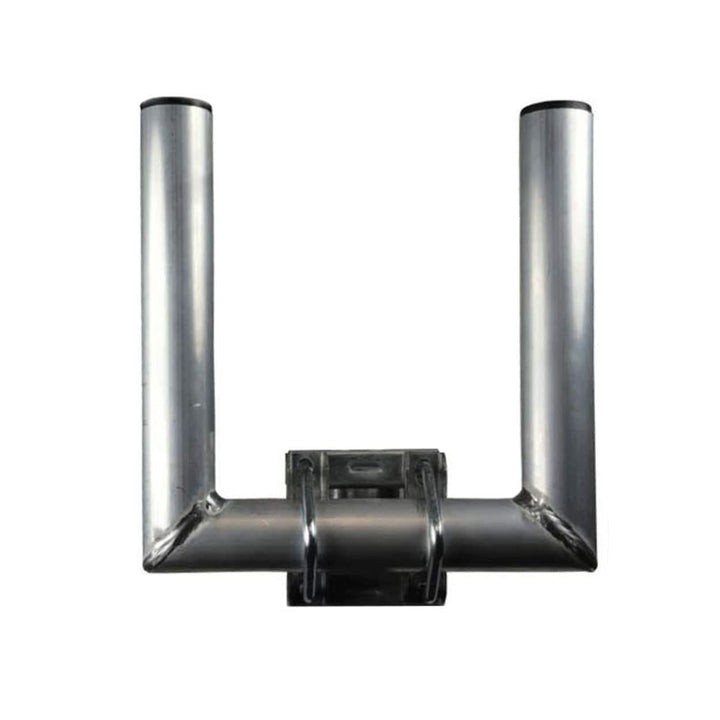 SkyRevolt Duo-Wand-Halter 25cm Rohr 40mm Doppel-Mastausleger zweifacher SAT Mast Ausleger U-Halter f