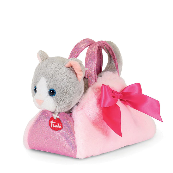 Trudi Katze Pink Fashion Bag Plüsch, Geschenkidee | 15x20x11zm Grösse XS | Fashion Pets | Modell 560