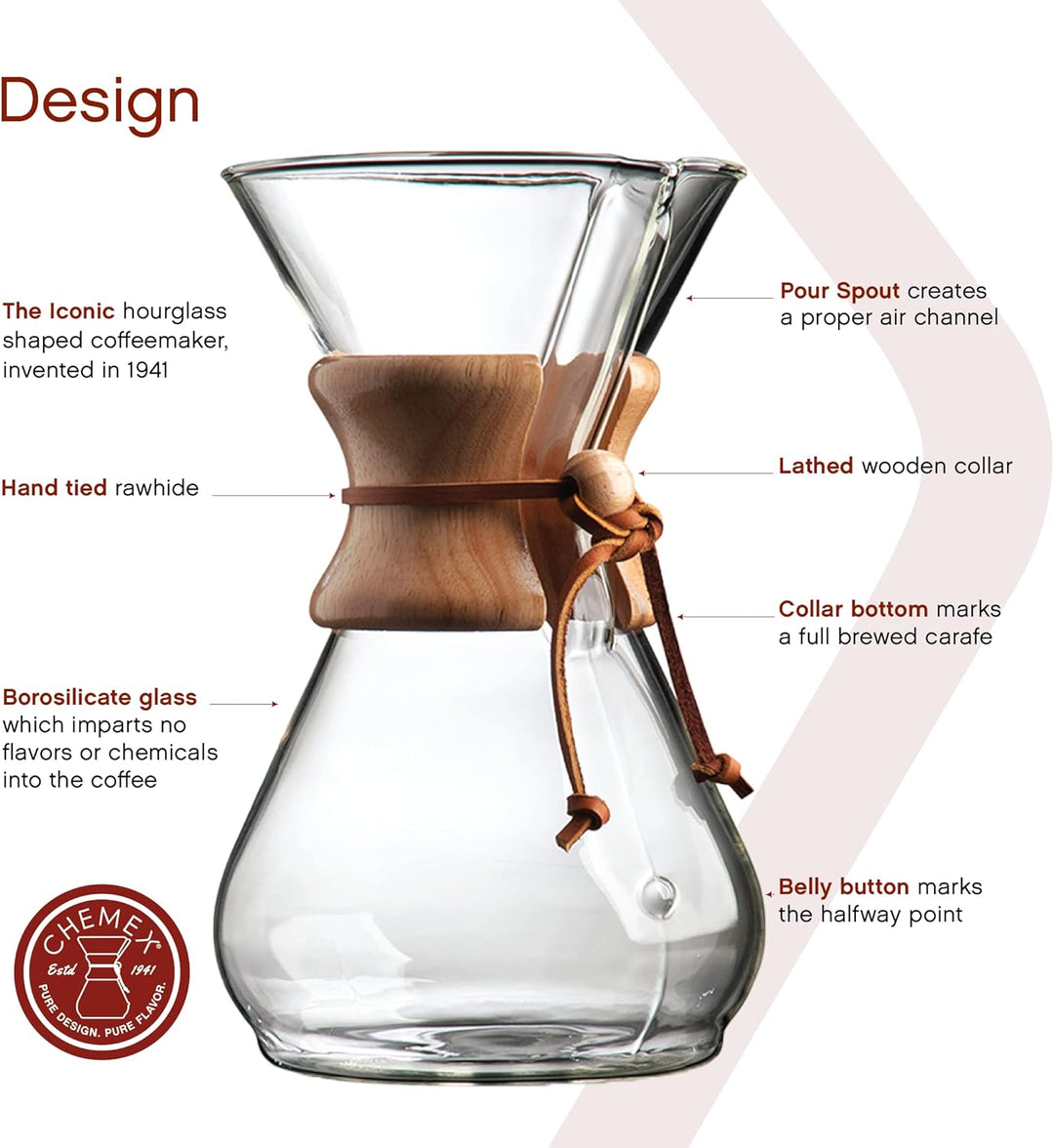 Coffee Circle Classic CM-8A Kaffee Zubereiter, Glas, Transparent, f r bis zu 8 Tassen 1 Stück, 1 Stü