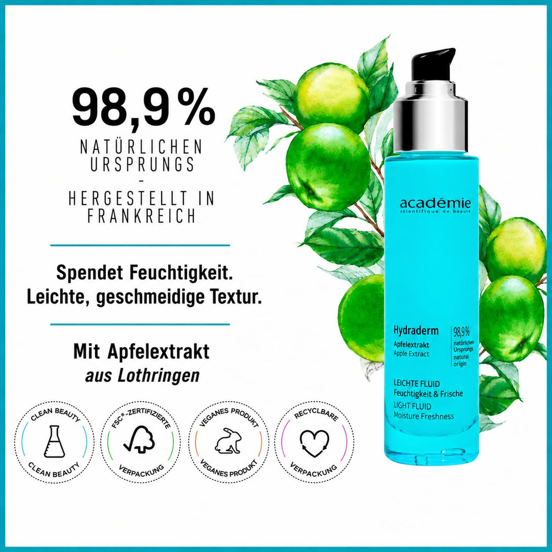Academie Hydraderm Fluide Leger Hydratation Fraicheur, 50 ml