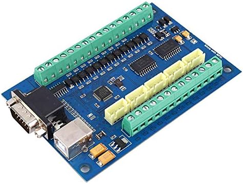 Dpofirs MACH3 100-kHz-Motion-Controller-Karte, USB-CNC-5-Achsen-Steuerkarte Gravur-Breakout-Board fü