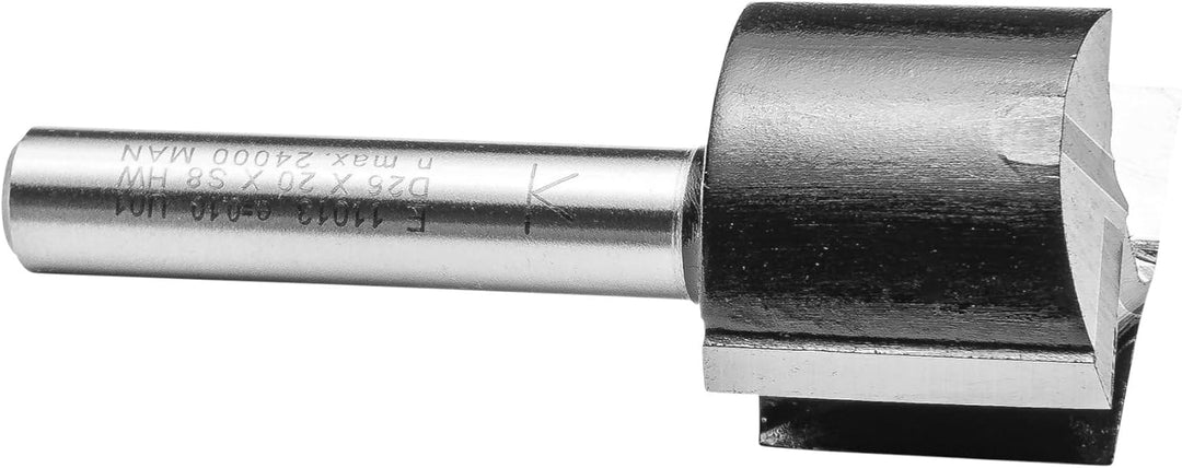 ENT 11013 Nutfräser HW, Schaft (S) 8 mm, Durchmesser (D) 26 mm, NL 20 mm, SL 32 mm, GL 60 mm, mit Ha