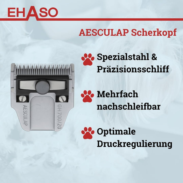 EHASO AESCULAP Scherkopf GH 700-1/20 mm Schnitthöh