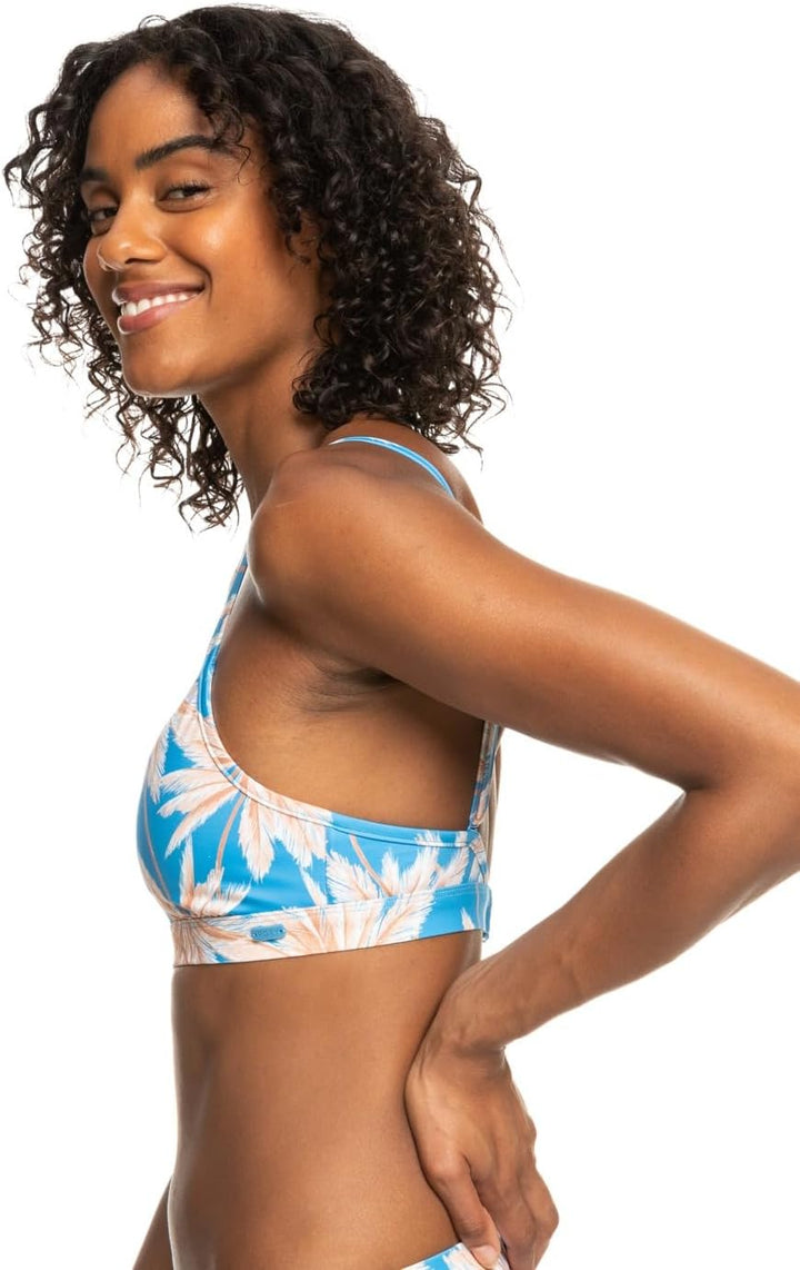 Roxy Damen Love The Cross Step Badeanzug - separat (1er Pack) XS Azure Blue Palm Island, XS Azure Bl