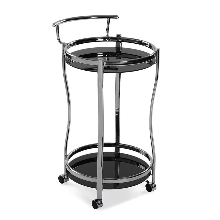 Versa Driana Wagen für Küche, Wohnzimmer oder Esszimmer, Moderne Servierwagen, Massnahmen (H x L x B