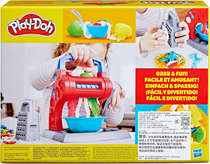 Play-Doh E7776 Kitchen Creations Super Nudelmaschine Spielset für Kinder ab 3 Jahren, Mehrfarbig Nud