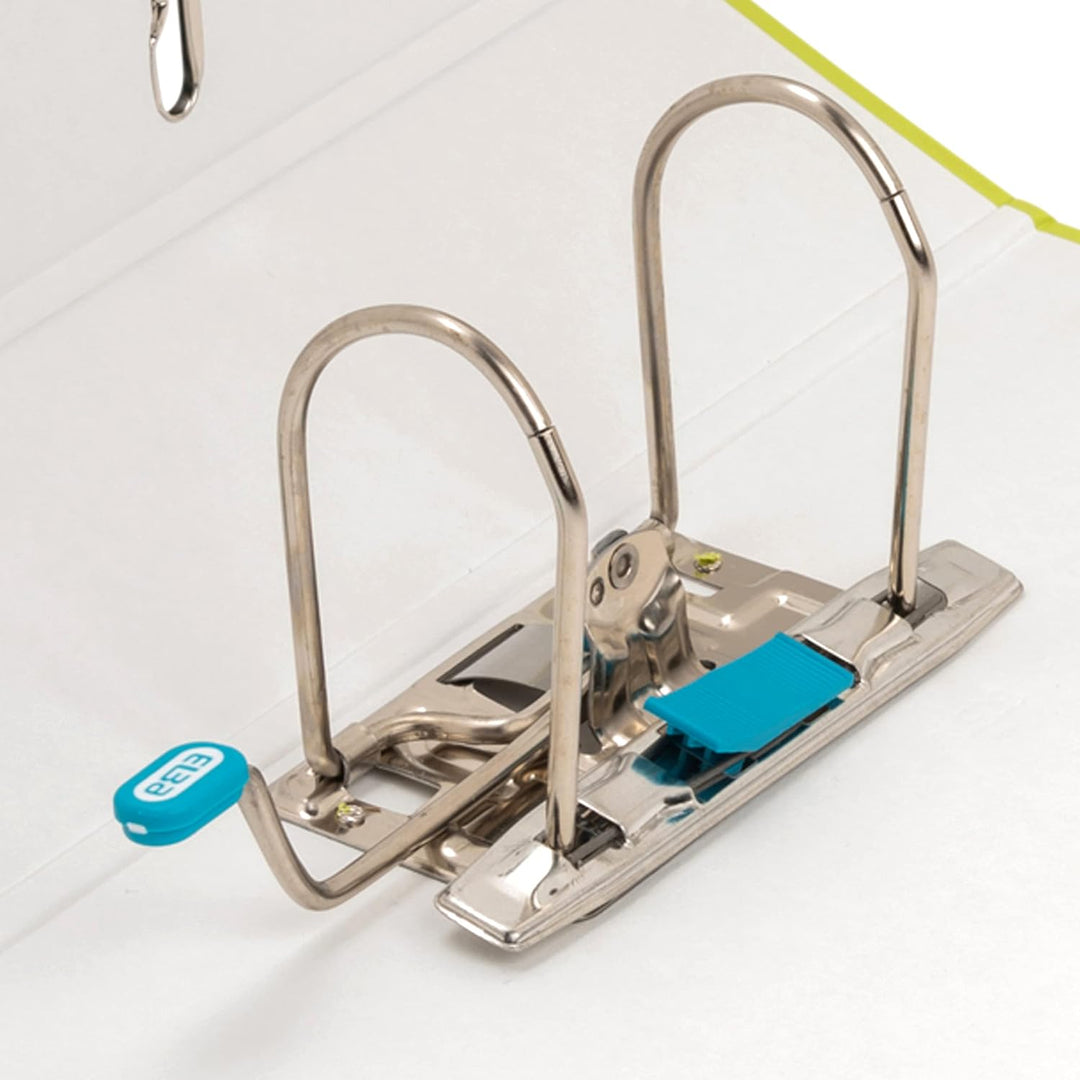 Elba Ordner A4, Smart Pro, 8 cm breit, Kunststoff aussen, hellgrün, 10 Stück hellgrün A4, breit, hel