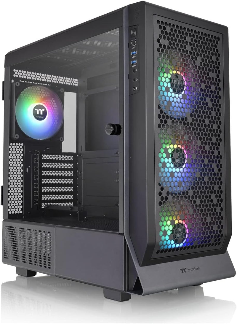 Ceres 500 TG ARGB Black | E-ATX Mid Tower Chassis |Tempered Glass Black Mid Tower Chassis