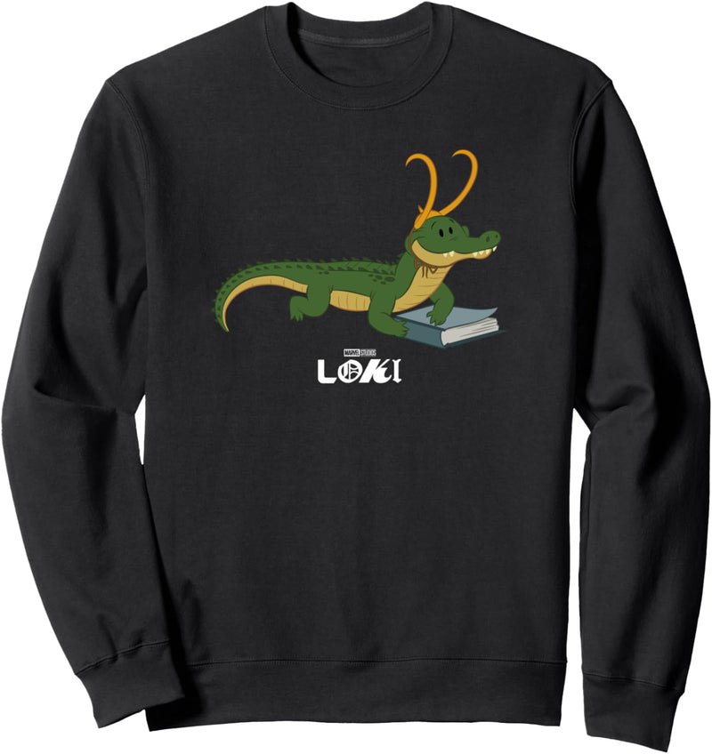 Marvel Loki Alligator Loki Variant Book Reader Sweatshirt