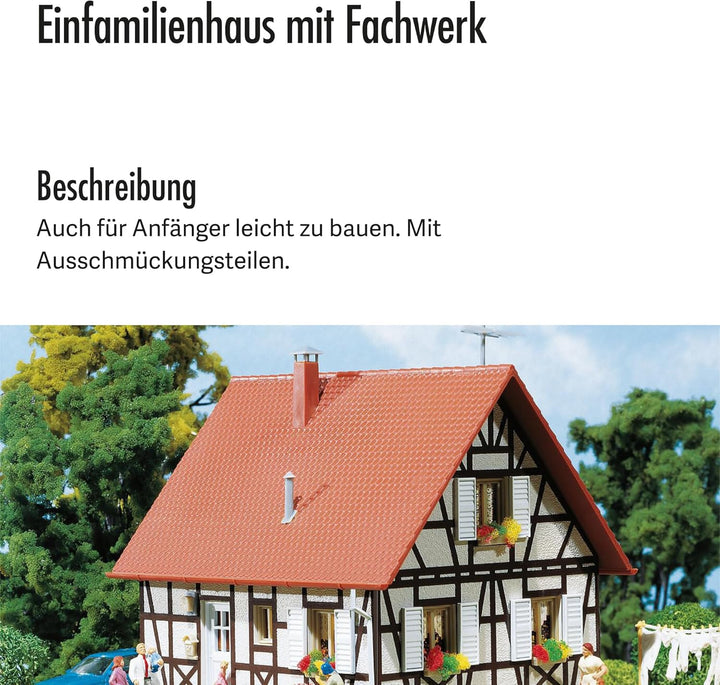 FALLER 130222 - Fachwerkhaus, 13.8 x 8.8 x 18.2 cm