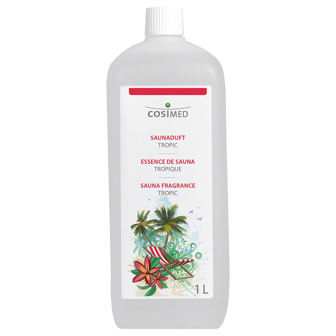 cosiMed Saunaduft Tropic, Konzentrat, Saunaaufguss, Saunazubehör 1 l, 1 l