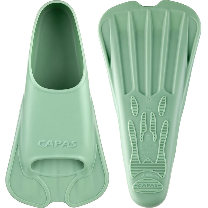 CAPAS Kurze Trainingsflossen für Schwimmen | Komfortable Silikon Schwimmflossen | Kurzflossen | Tauc