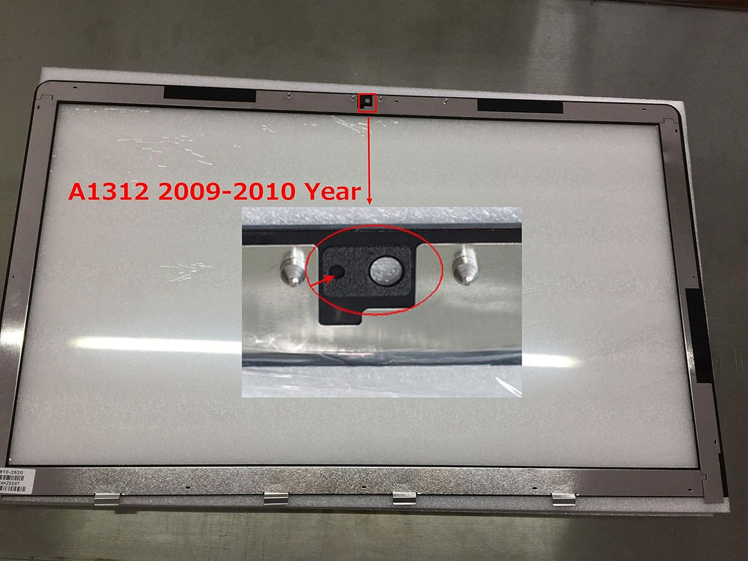 OLVINS Neu LCD Glas für Apple iMac 27'' A1312 Glas Front Screen Panel Bezel 2009 2010