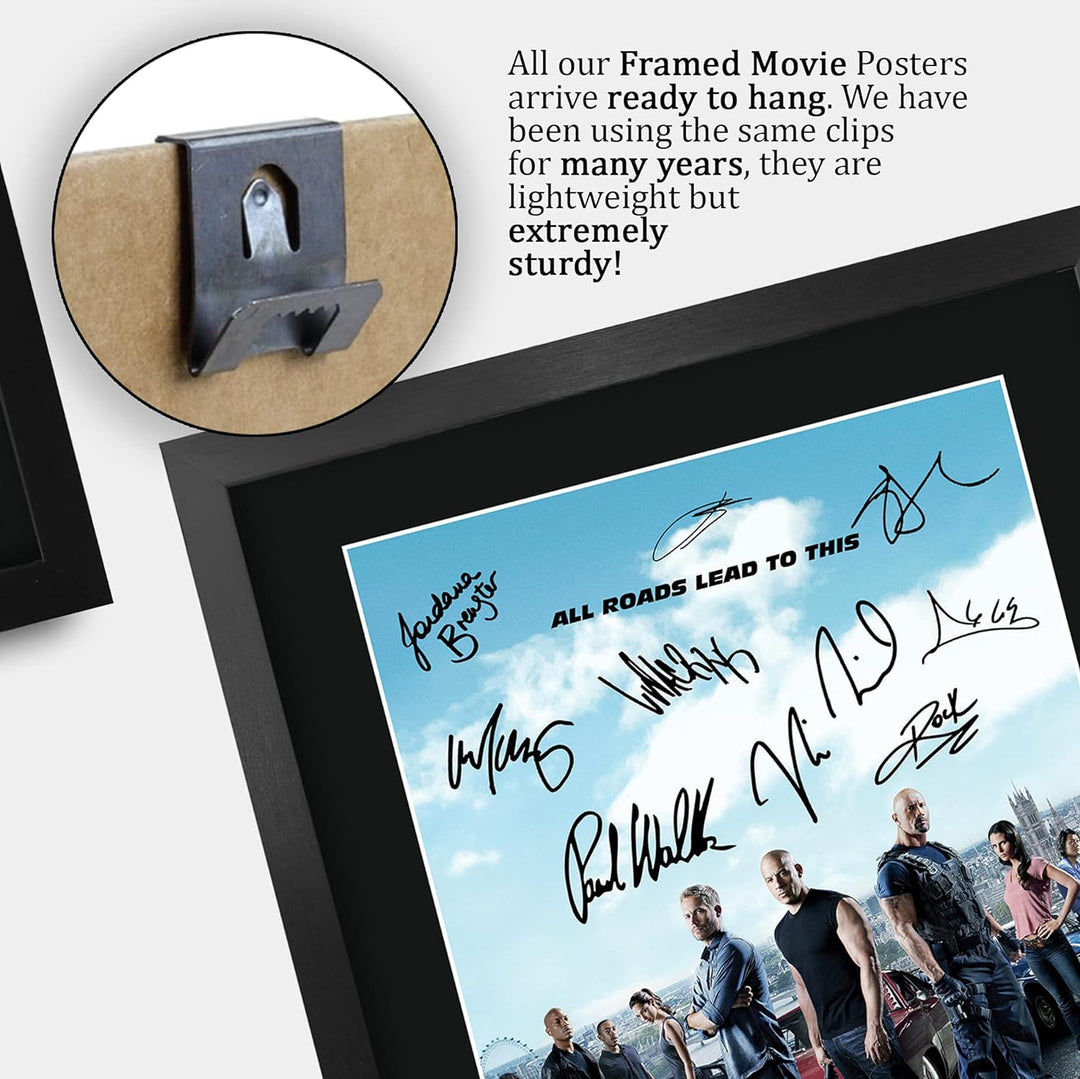 HWC Trading FR A3 Fast & Furious 6 Vin Diesel Gifts gedrucktes Poster, signiertes Autogramm für Film