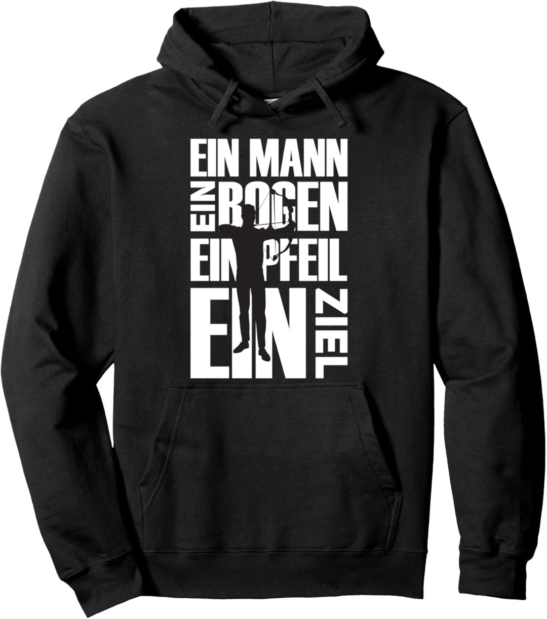 Bogenschiessen Pfeil Bogenschütze Pullover Hoodie