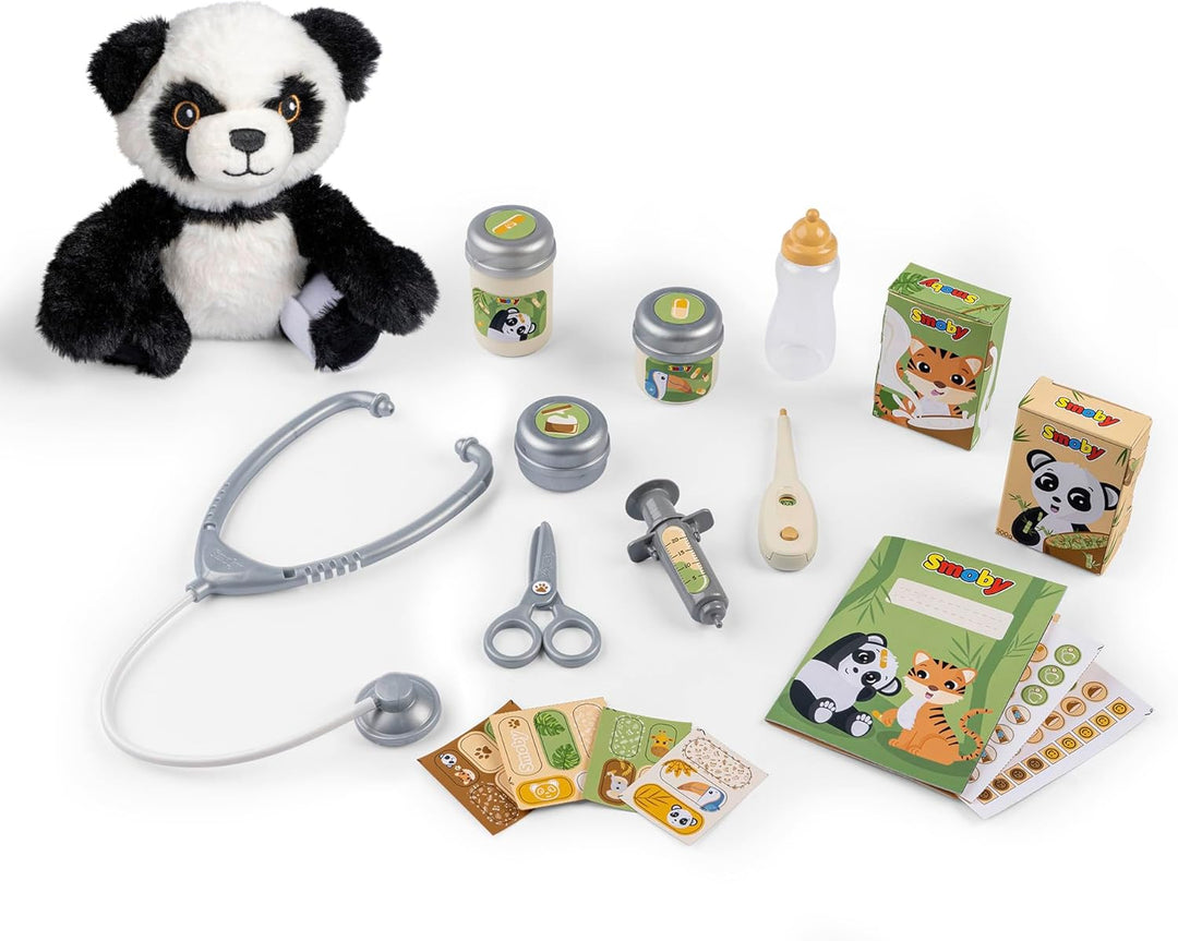 Smoby - Tierarzt Klinik - Spielset für angehende Tierärzte - Mit vielen Zubehörteilen und Funktionen