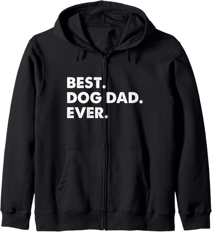 Bester Hundepapa Retro Best Dog Dad Ever Kapuzenjacke