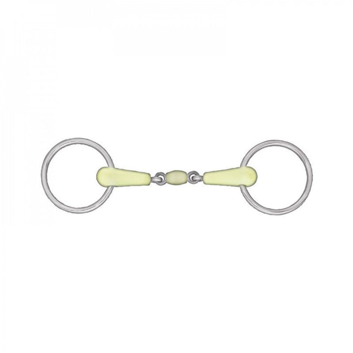 Horze Apple Flavor Peanut Link Loose Ring Snaffle Bit