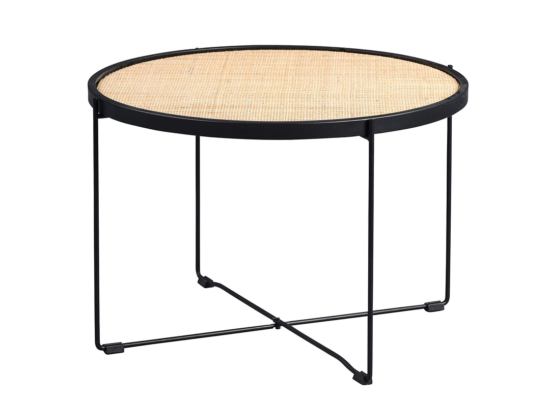 M2 Kollektion Beistelltisch, Metall, Braun, Schwarz, Liam, Liam