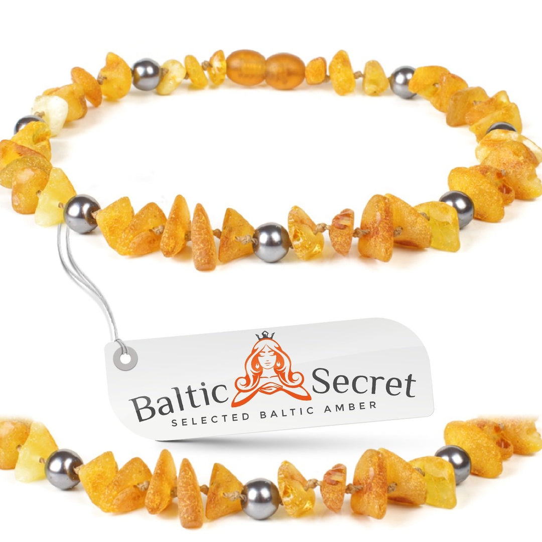 Bernsteinkette Hund | Bernsteinhalsband für Hunde &amp; Katzen | Hundehalsband I Natürliches Halsband Hu