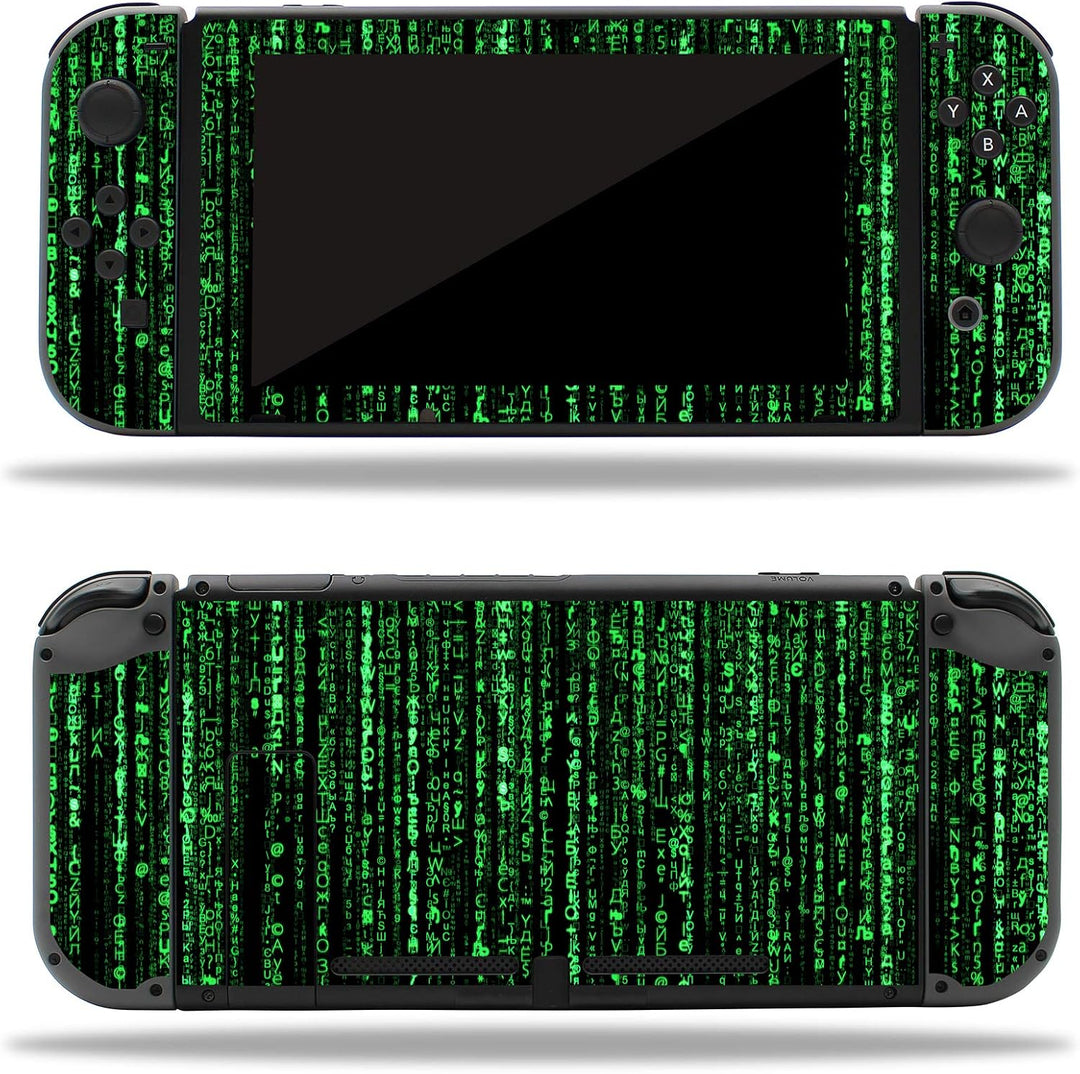 Folien Skin für Spiele Konsole Joy-Con und Ladestation Aufkleber Set Top Schutz gegen Kratzer Design