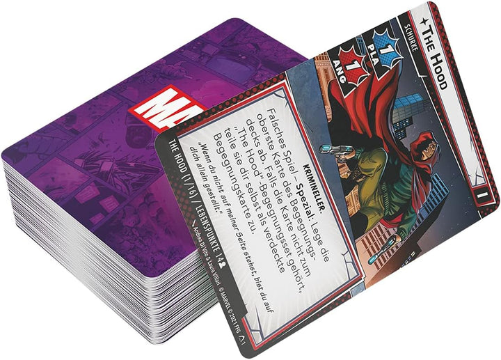 Fantasy Flight Games, Marvel Champions: LCG – The Hood, Szenario-Erweiterung, Expertenspiel, Kartens