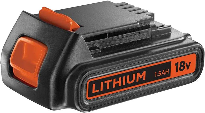Black+Decker Akku-Bohrschrauber, Bohrmaschine mit 2-Gang Getriebe (18V, 1.5Ah, inklusive 400mA Ladeg