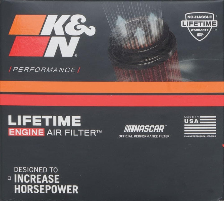 K&N RC-1090 KFZ und Motorrad Universal Chrom Filter