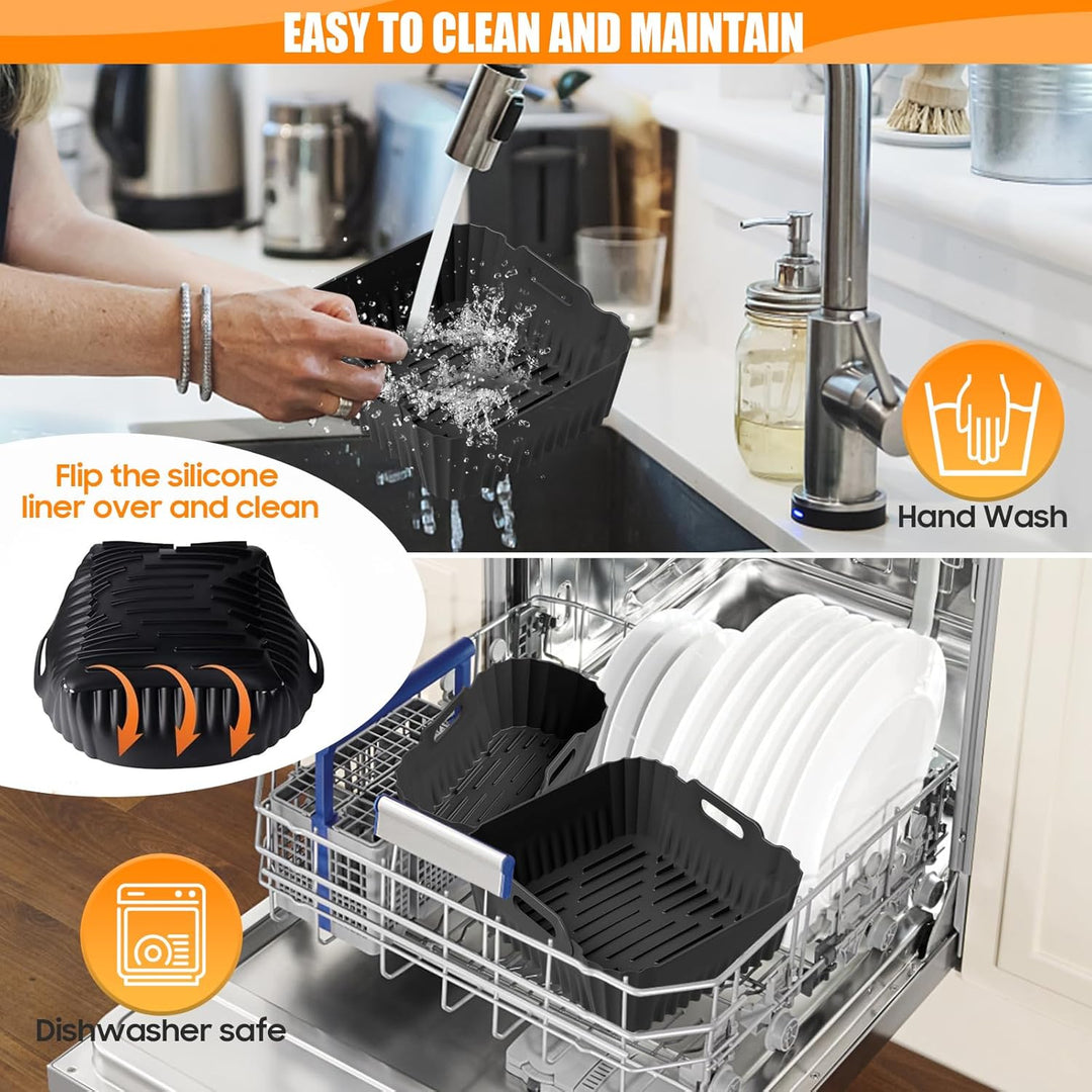 Heissluftfritteuse Zubehör für Philips Airfryer Dual Basket 3000 Series - Air Fryer Accessories Eins