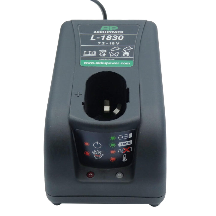 Ersatz-Ladegerät passend für Gesipa 12V NiCd/NiMH Werkzeug-Akkus (kein Original Gesipa)