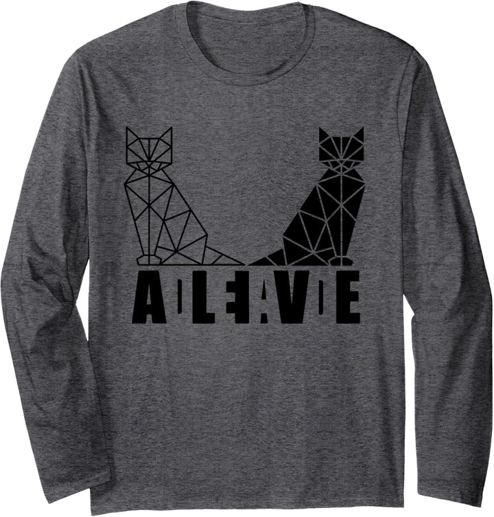Schrödingers Katzenwissenschaft tot und lebendig Langarmshirt