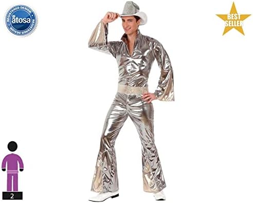 Atosa 38994 Karnevalskostüm, Unisex – Erwachsene, Mehrfarbig, XS-S, XS-S