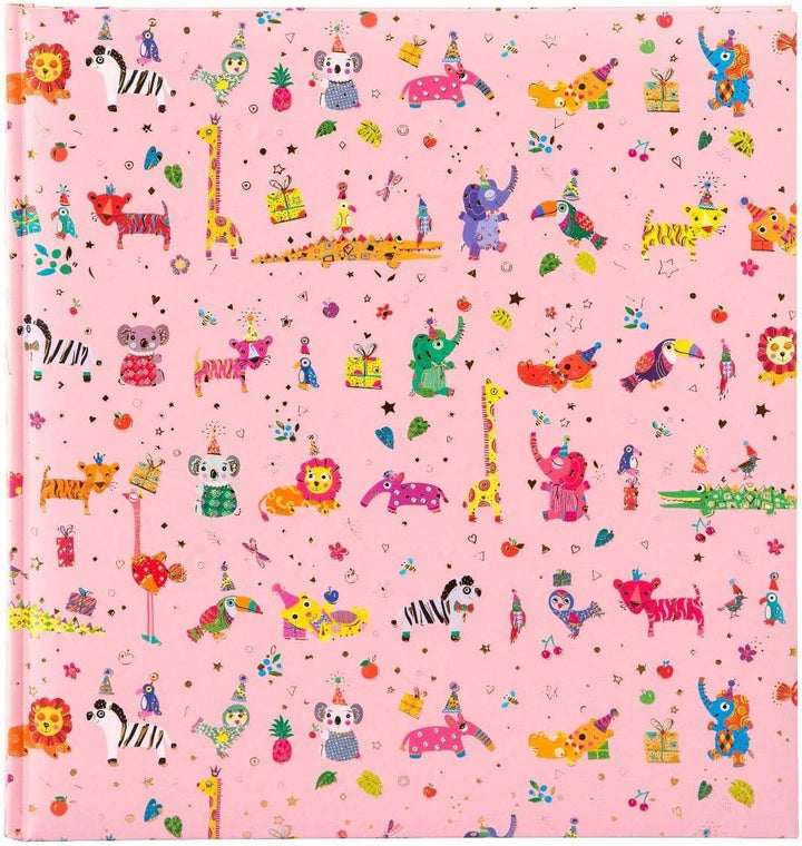 Fotoalbum Baby "Tiere rosa" - 30 x 31 cm